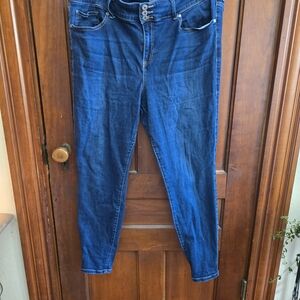 Torrid High Rise Dark Blue Women's Denim Jeggings